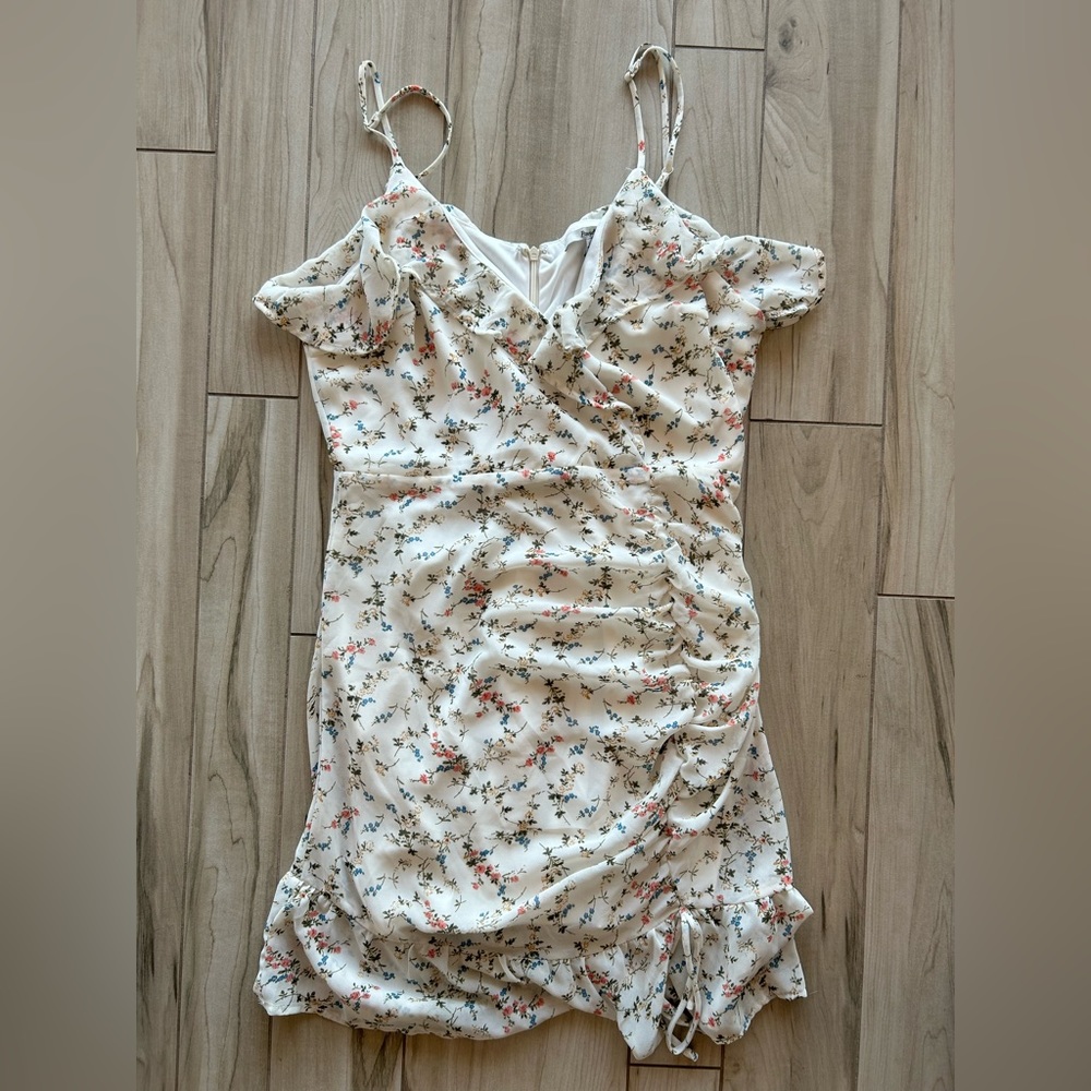 White flower dress